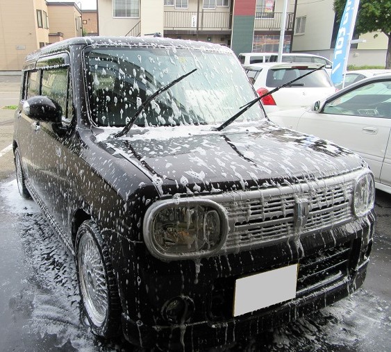 ラパン ターボ　コーティング洗車＆オートグリム！！